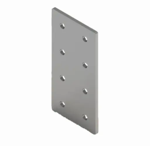 [LP40106SB] Plaque de connexion double 156x78x5, découpée au laser